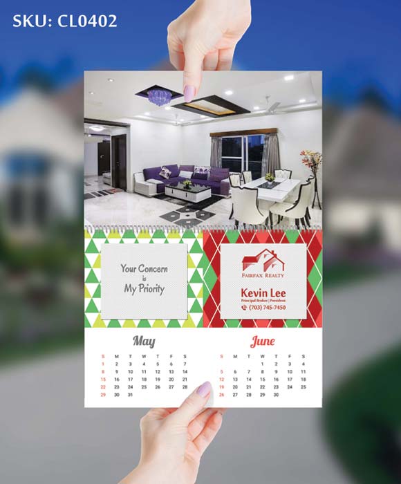 Real Estate Calendars - Real Estate Marketing Material