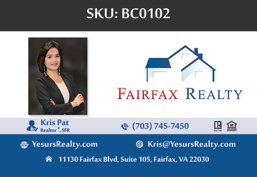 247101.com - Kris Pat - Fairfax Realty Business Cards