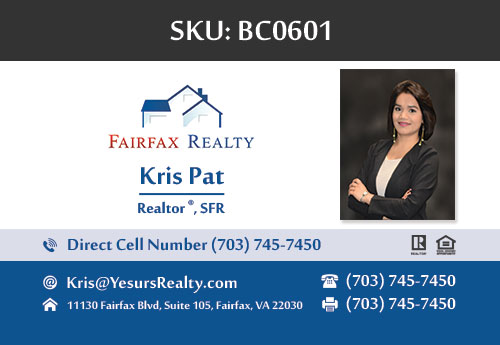 247101.com - Kris Pat - Fairfax Realty Business Cards