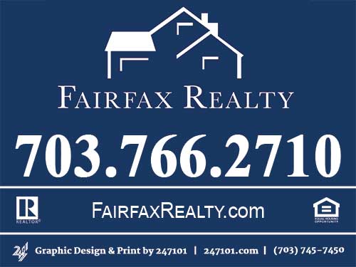 247101.com - Fairfax Realty Panel & Yard Sign