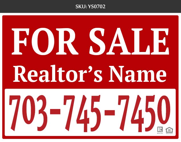 247101.com - Fairfax Realty Yard Signs