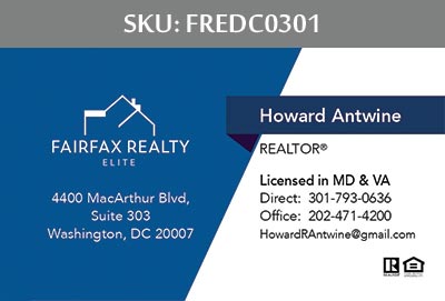 Fairfax Realty Elite Business Cards by 247101