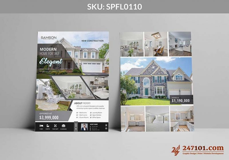 Samson Properties Flyer Designs for Real Estate Agents Market Listings!