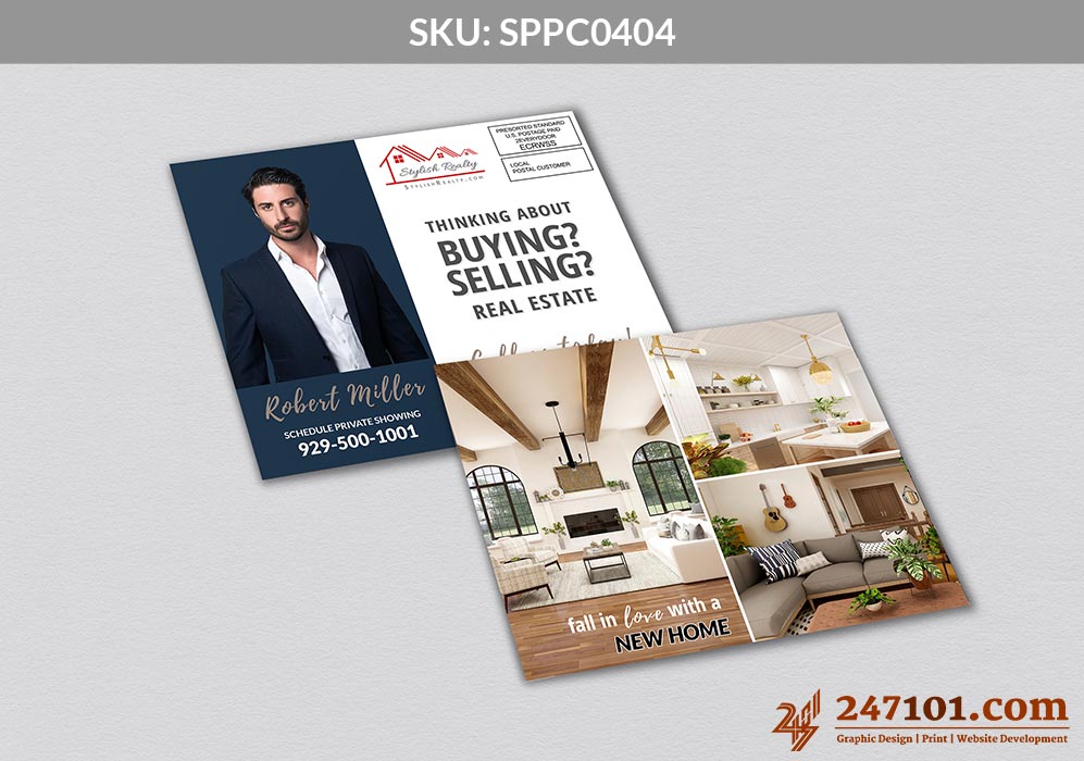 Fall in Love with a New Home - Postcard Mailers for Real Estate Agents