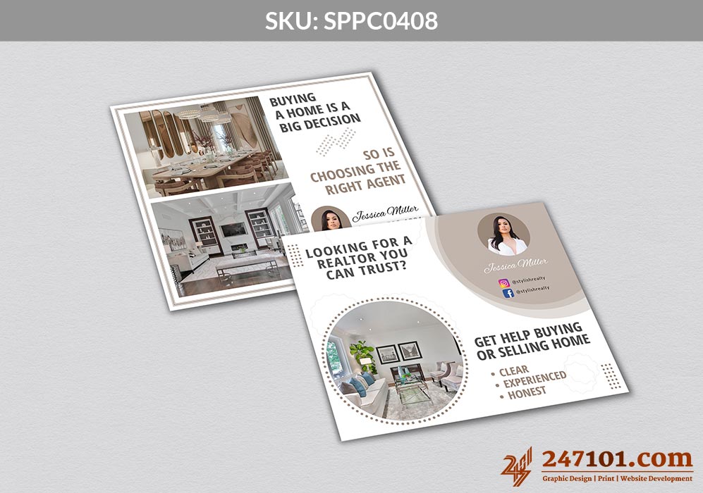 Looking for a Realtor You can Trust - Postcard Mailers for Samson Properties Agents