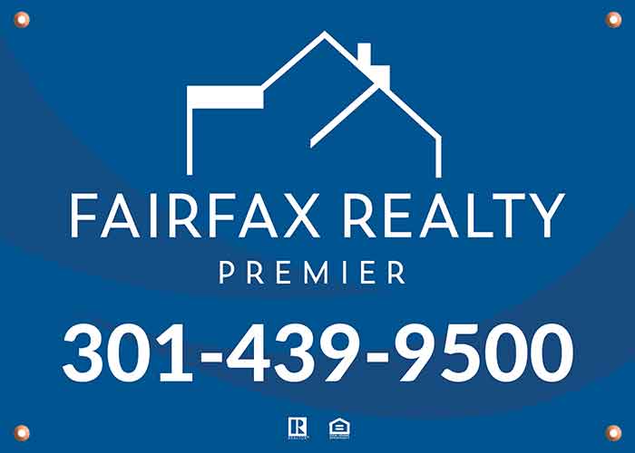Signs for Fairfax Realty Premier Agents
