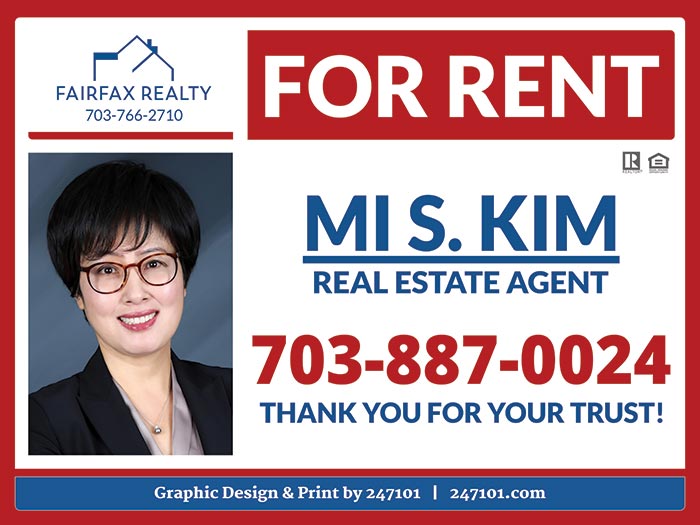 Mi S Kim - Signs for Fairfax Realty 50/66 LLC