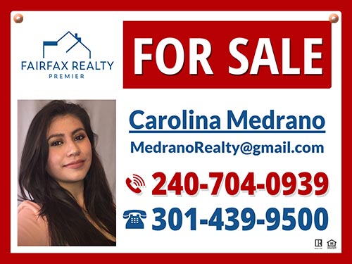 signs for Fairfax Realty Premier Agents