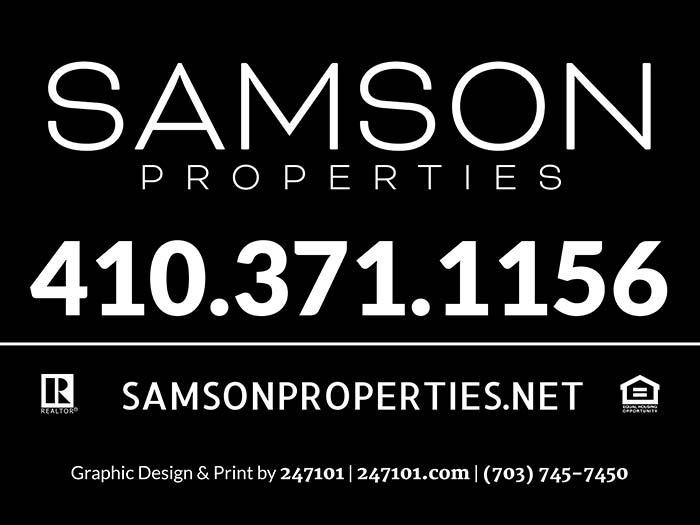 Realtors Rider Signs for Samson Properties