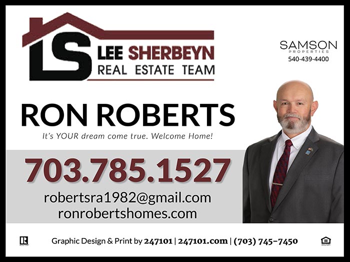 Realtors Business Cards, Signs, and Directional Signs for Samson Properties