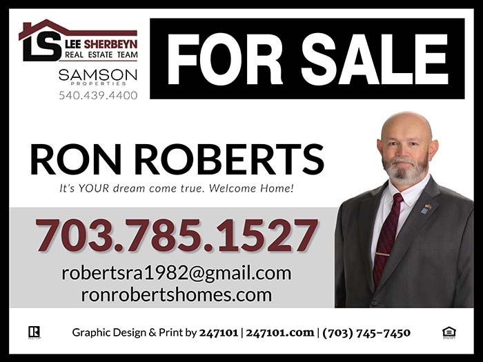 Realtors Business Cards, Signs, and Directional Signs for Samson Properties