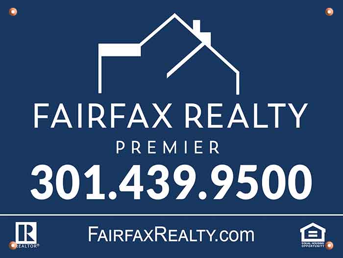 Realtors Yard Hanging Signs for Fairfax Realty Agent - Raymond Moreno