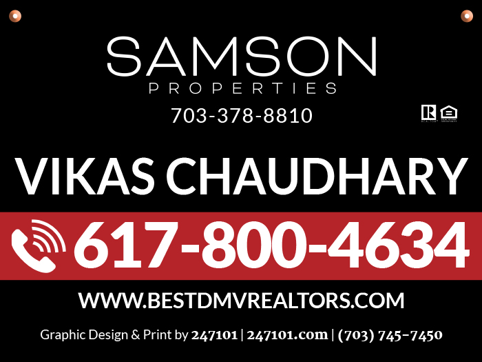 Samson Properties - Yard Sign for Real Estate Agents - Vikas Chaudhary