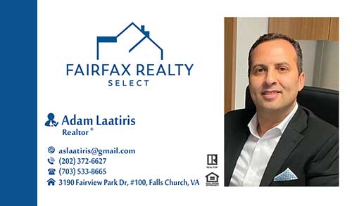 Realtors Business Cards for Fairfax Realty