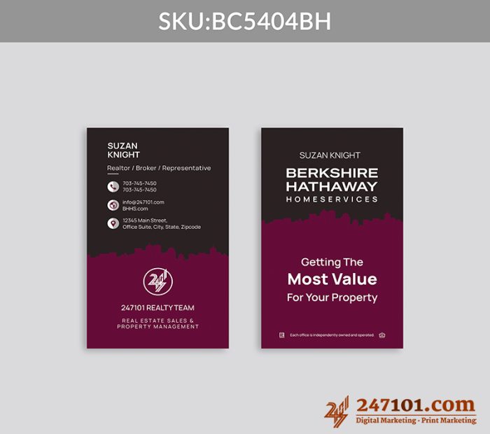 Real Estate Business Cards - BC5404 - Image 12