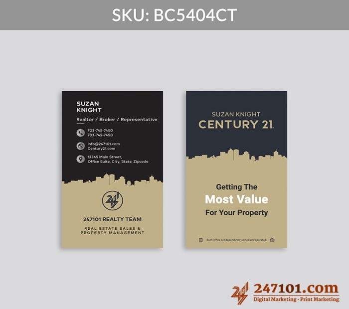 Real Estate Business Cards - BC5404