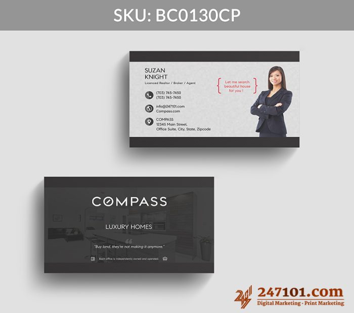 Real Estate Business Cards - BC0130 - Image 12
