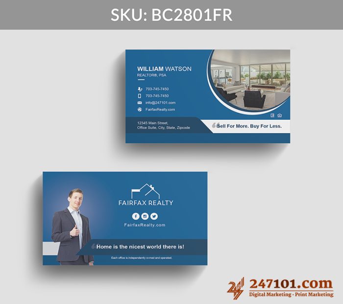 Real Estate Business Cards - BC2801 - Image 20