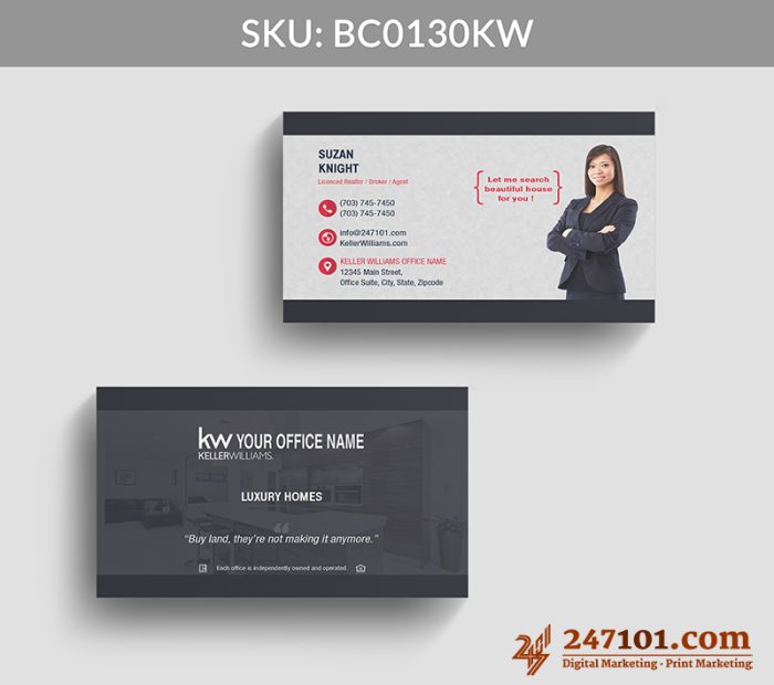 Real Estate Business Cards - BC0130 - Image 10