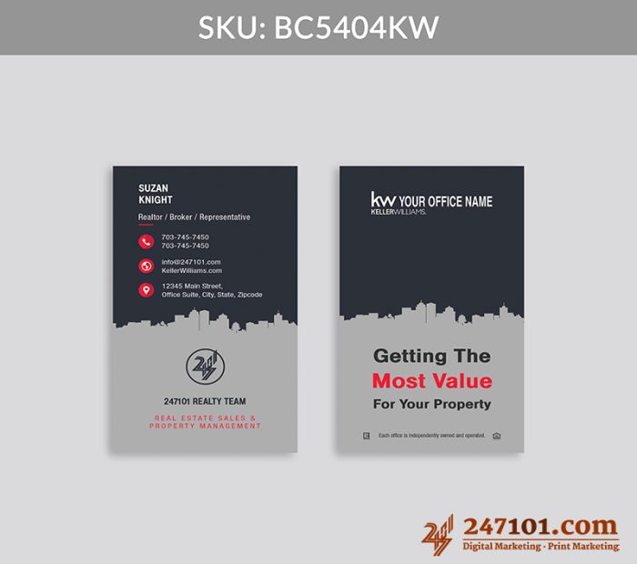 Real Estate Business Cards - BC5404 - Image 8