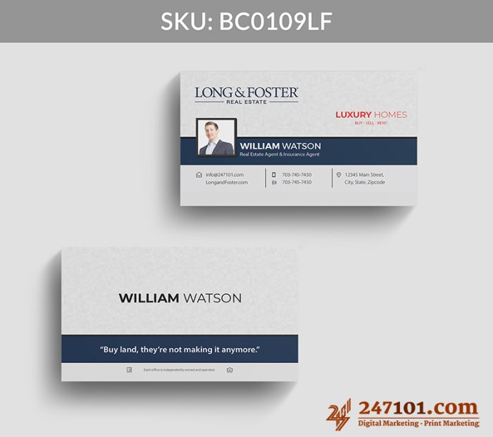 Real Estate Business Cards - BC0109 - Image 6