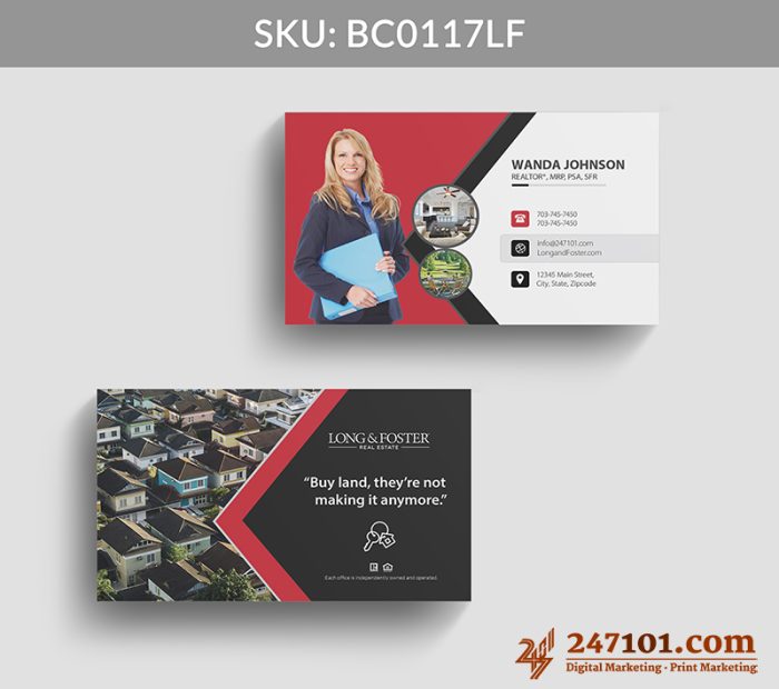 Real Estate Business Cards - BC0117 - Image 8