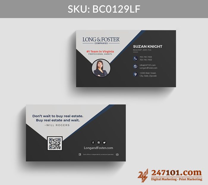 Real Estate Business Cards - BC0129 - Image 8