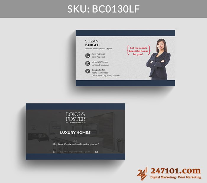 Real Estate Business Cards - BC0130 - Image 8