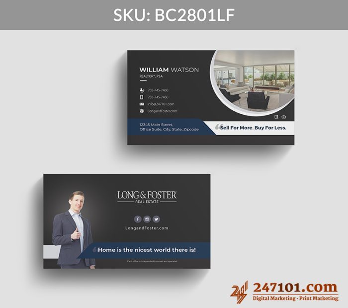 Real Estate Business Cards - BC2801 - Image 6