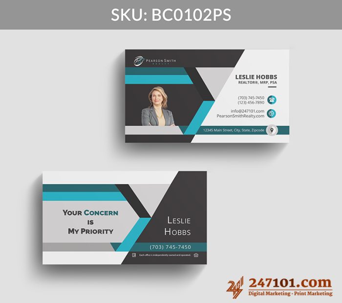 Real Estate Business Cards - BC0102 - Image 3