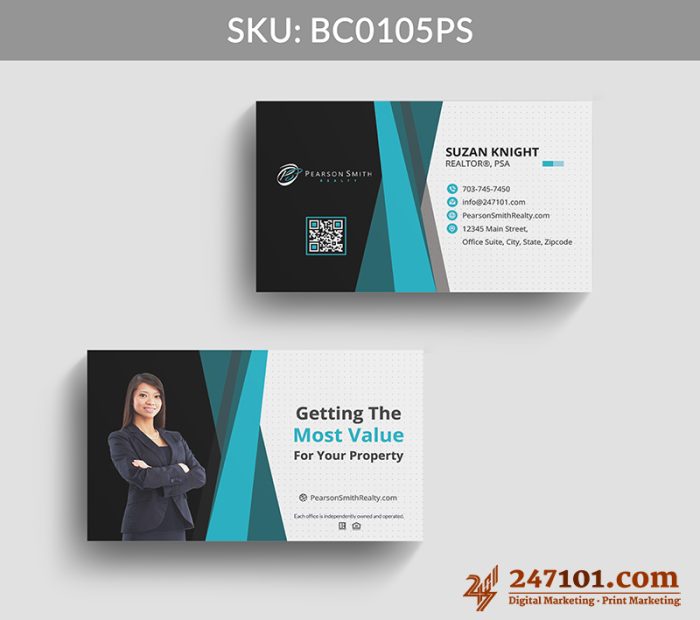 Real Estate Business Cards - BC0105 - Image 4