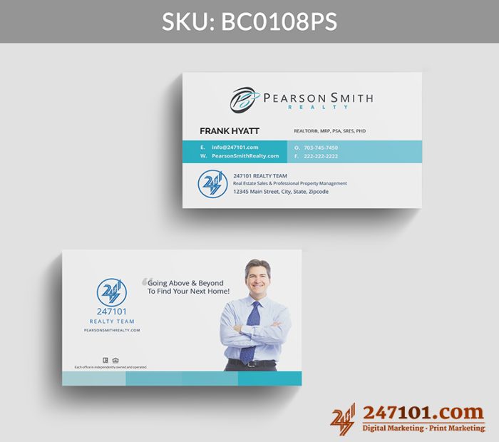Real Estate Business Cards - BC0108 - Image 4
