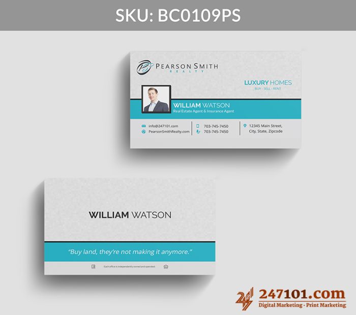 Real Estate Business Cards - BC0109 - Image 4
