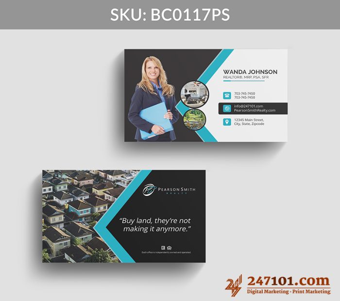Real Estate Business Cards - BC0117 - Image 6