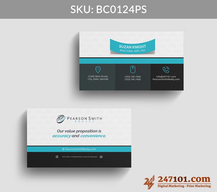 Real Estate Business Cards - BC0124 - Image 6