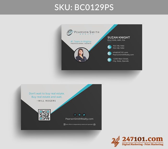 Real Estate Business Cards - BC0129 - Image 6