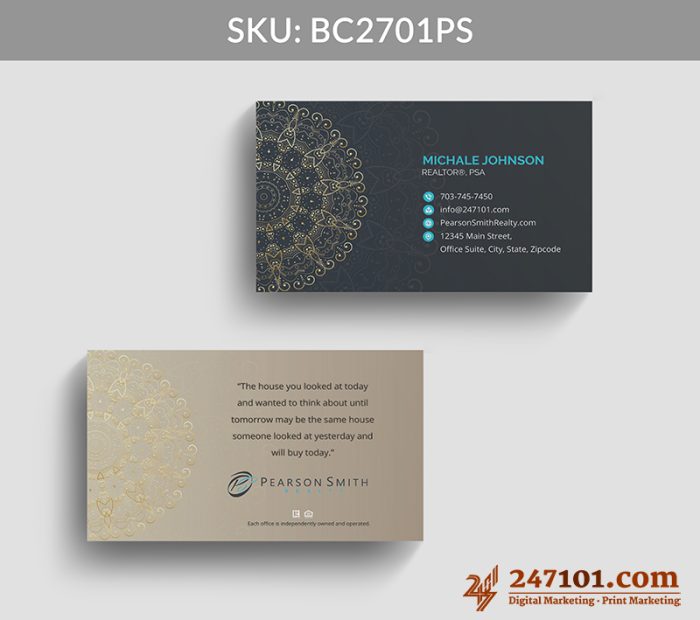 Real Estate Business Cards - BC2701 - Image 4