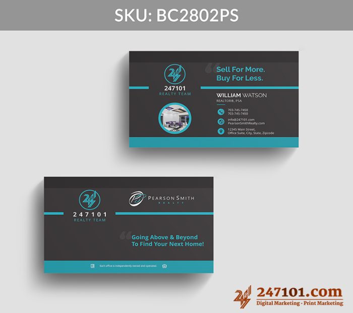 Real Estate Business Cards - BC2802 - Image 4