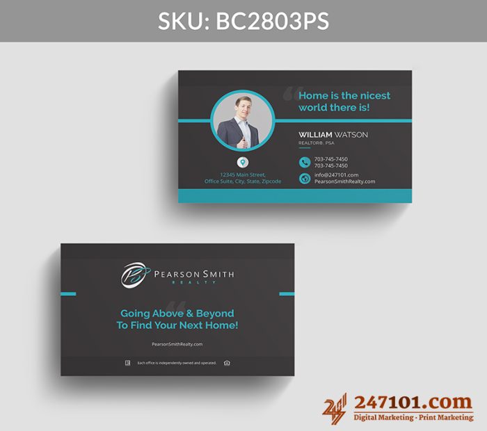 Real Estate Business Cards - BC2803 - Image 4