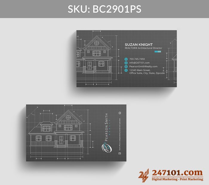 Real Estate Business Cards - BC2901 - Image 4