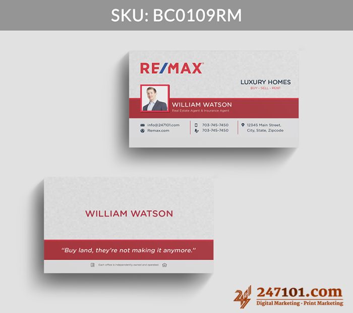 Real Estate Business Cards - BC0109 - Image 2
