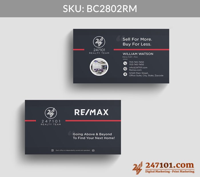 Real Estate Business Cards - BC2802 - Image 2