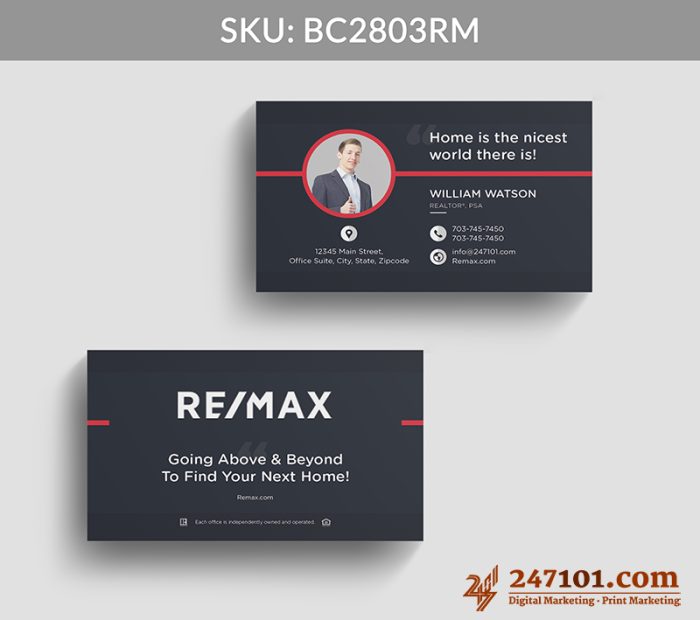 Real Estate Business Cards - BC2803 - Image 2