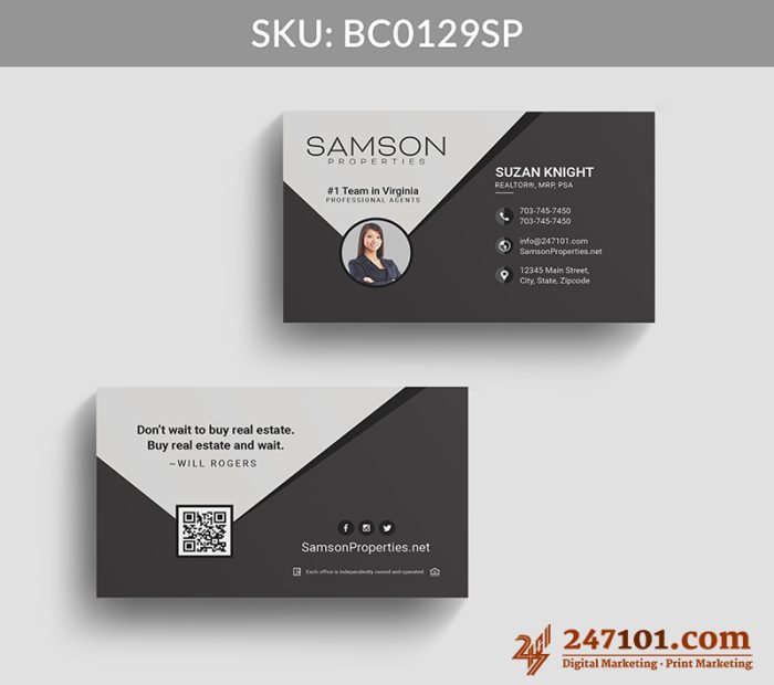 Real Estate Business Cards - BC0129 - Image 20