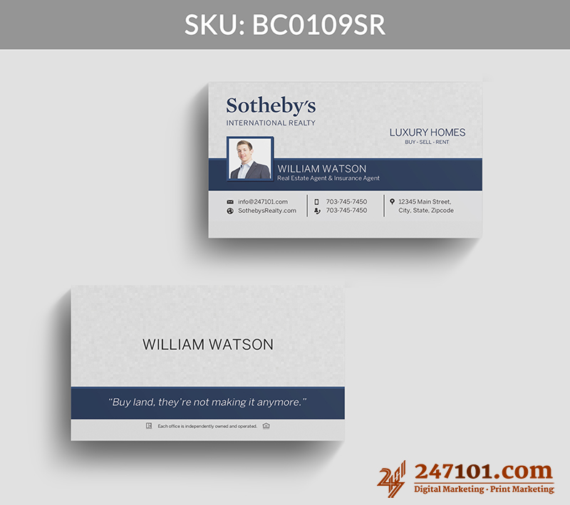 Real Estate Business Cards - BC0109 - Image 8