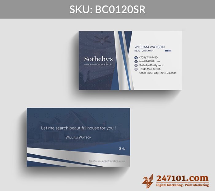 Real Estate Business Cards - BC0120 - Image 8
