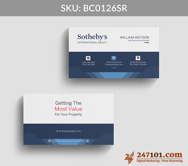 Real Estate Business Cards - BC0126 - Image 8