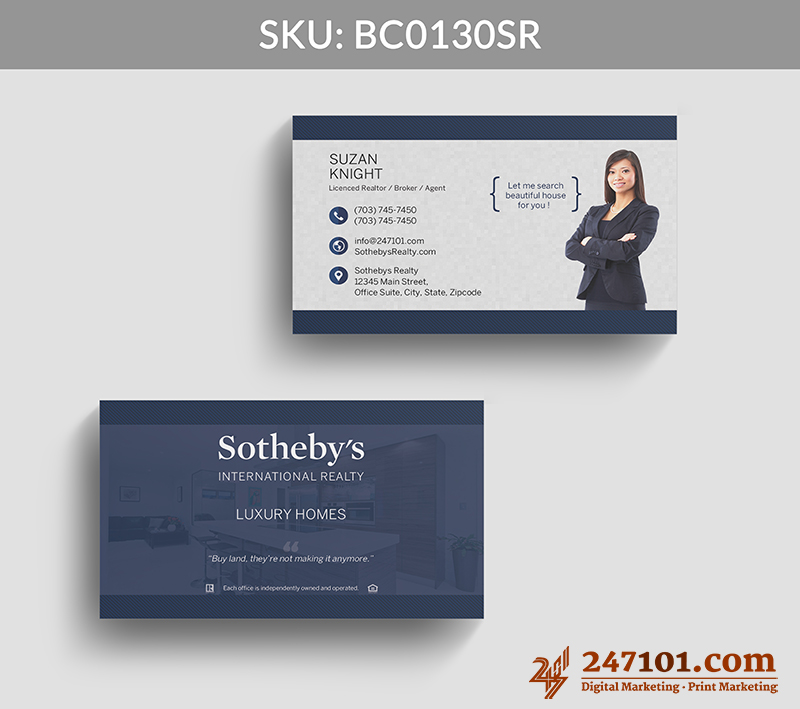 Real Estate Business Cards - BC0130 - Image 8
