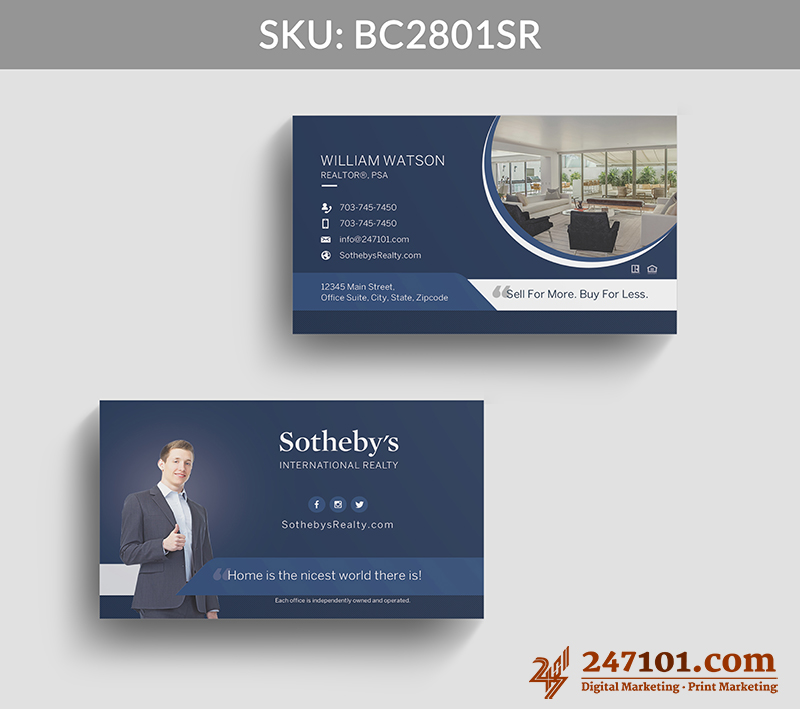 Real Estate Business Cards - BC2801 - Image 8