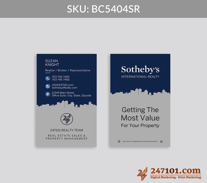 Real Estate Business Cards - BC5404 - Image 4